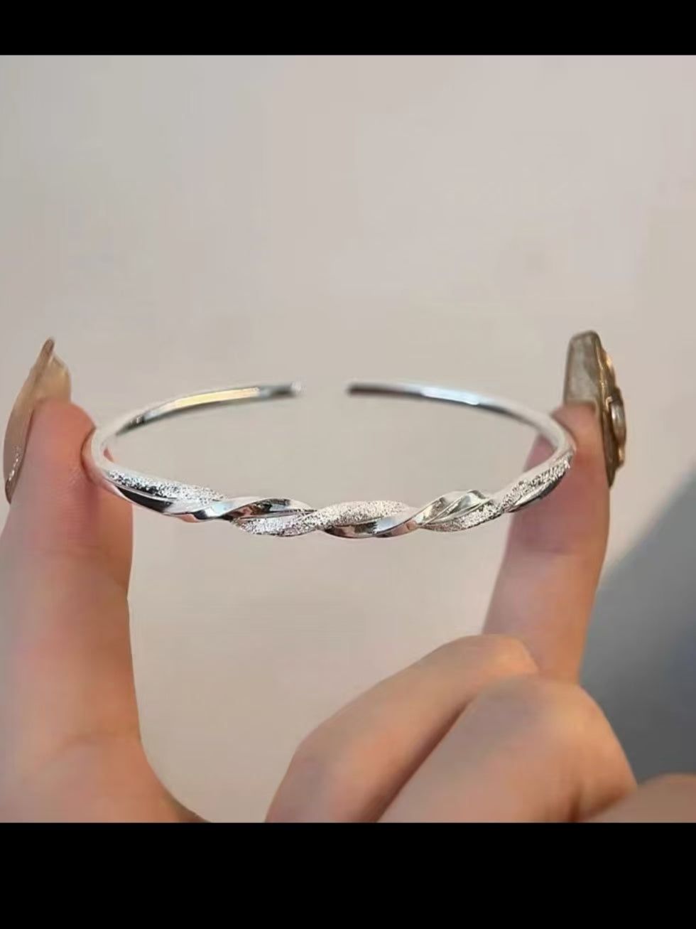 Mobius light sand twist bracelet