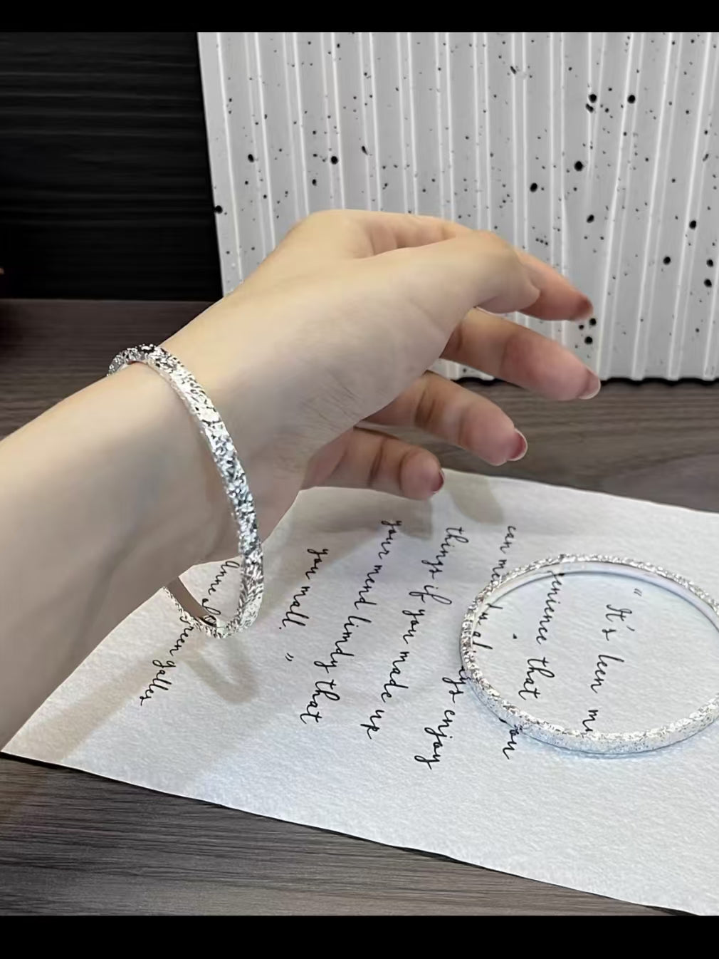 broken silver bracelet