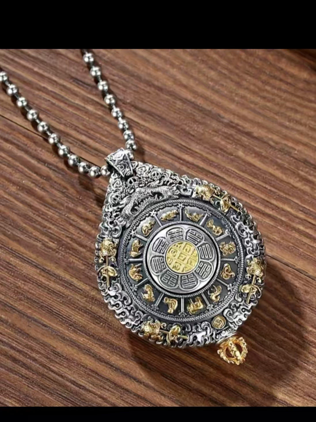 Zodiac guardian deity zodiac amulet pendant